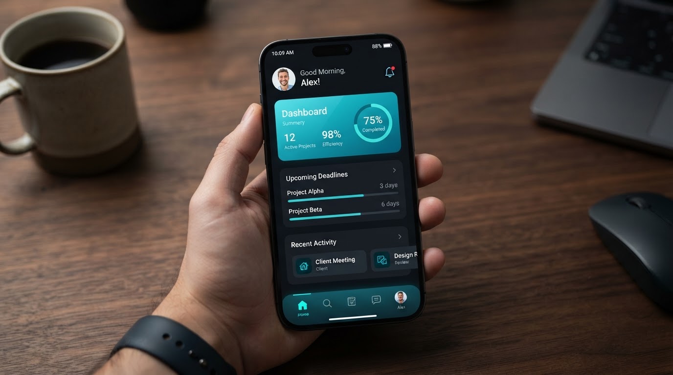 Mobile app product preview